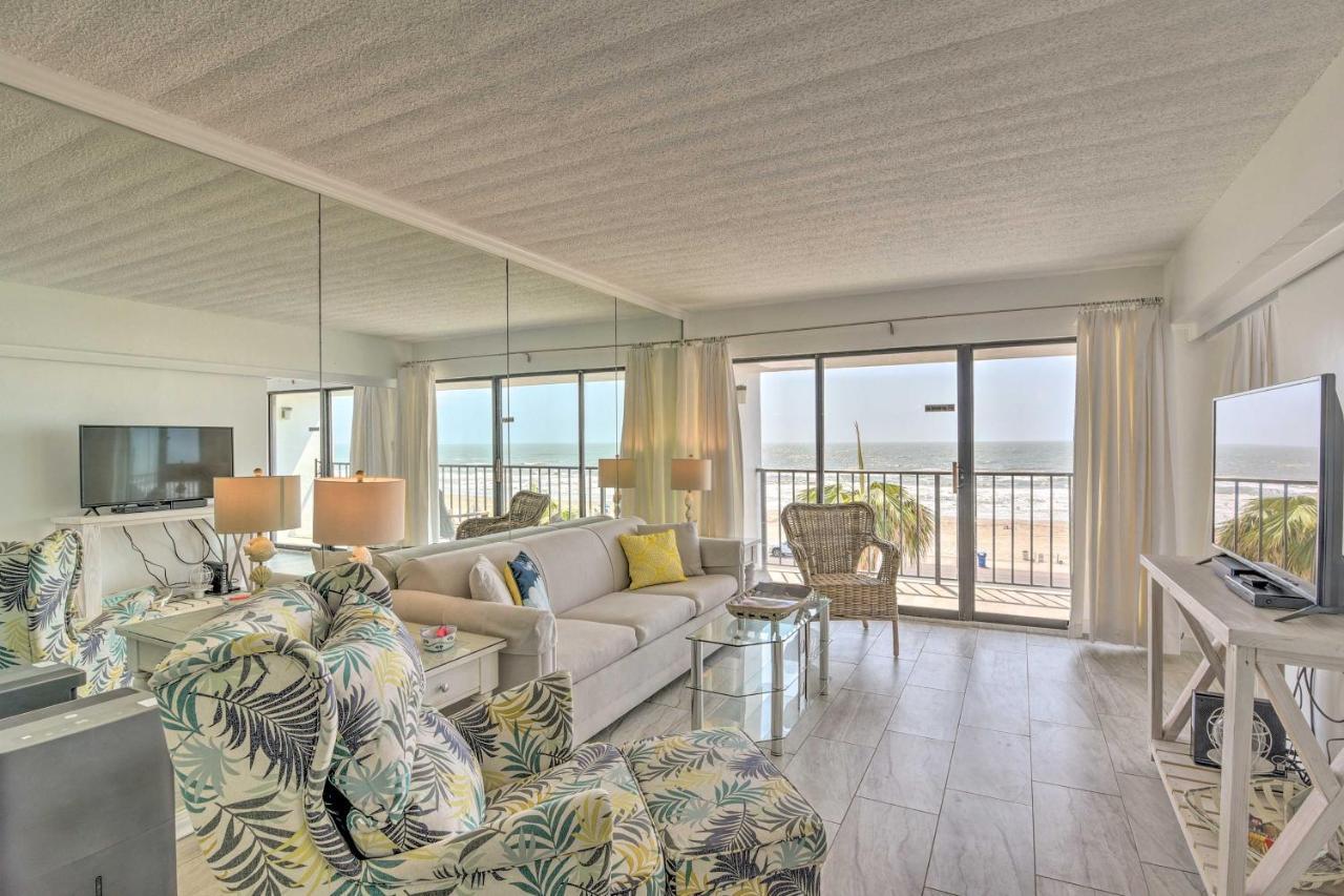 Galveston Oceanfront Condo With Balcony And View! Εξωτερικό φωτογραφία